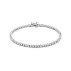 Tennalisse - Tennisarmband met Diamant - Verguld Zilver