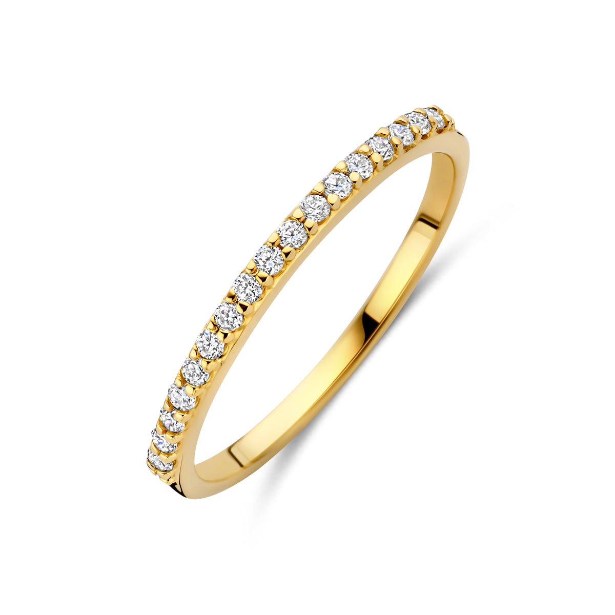 Luminara gouden ring met lab grown diamant voor vrouwen - City Juwelier