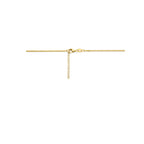 Velarinda gouden ketting close-up karabijnsluiting 14 karaat geelgoud - City Juwelier