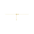 Verstelbare geelgouden dames ketting 42-45 cm sluiting detail - City Juwelier