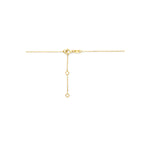 Vooraanzicht gouden ketting met vlinder voor meisjes - City Juwelier