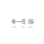Brillette - Oorknoppen Zirkonia - 14K Roségoud