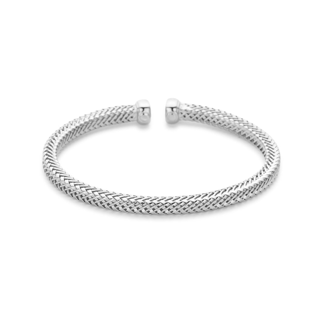 Zilveren armband Clampella klemband 925 sterling zilver vooraanzicht voor dames - City Juwelier