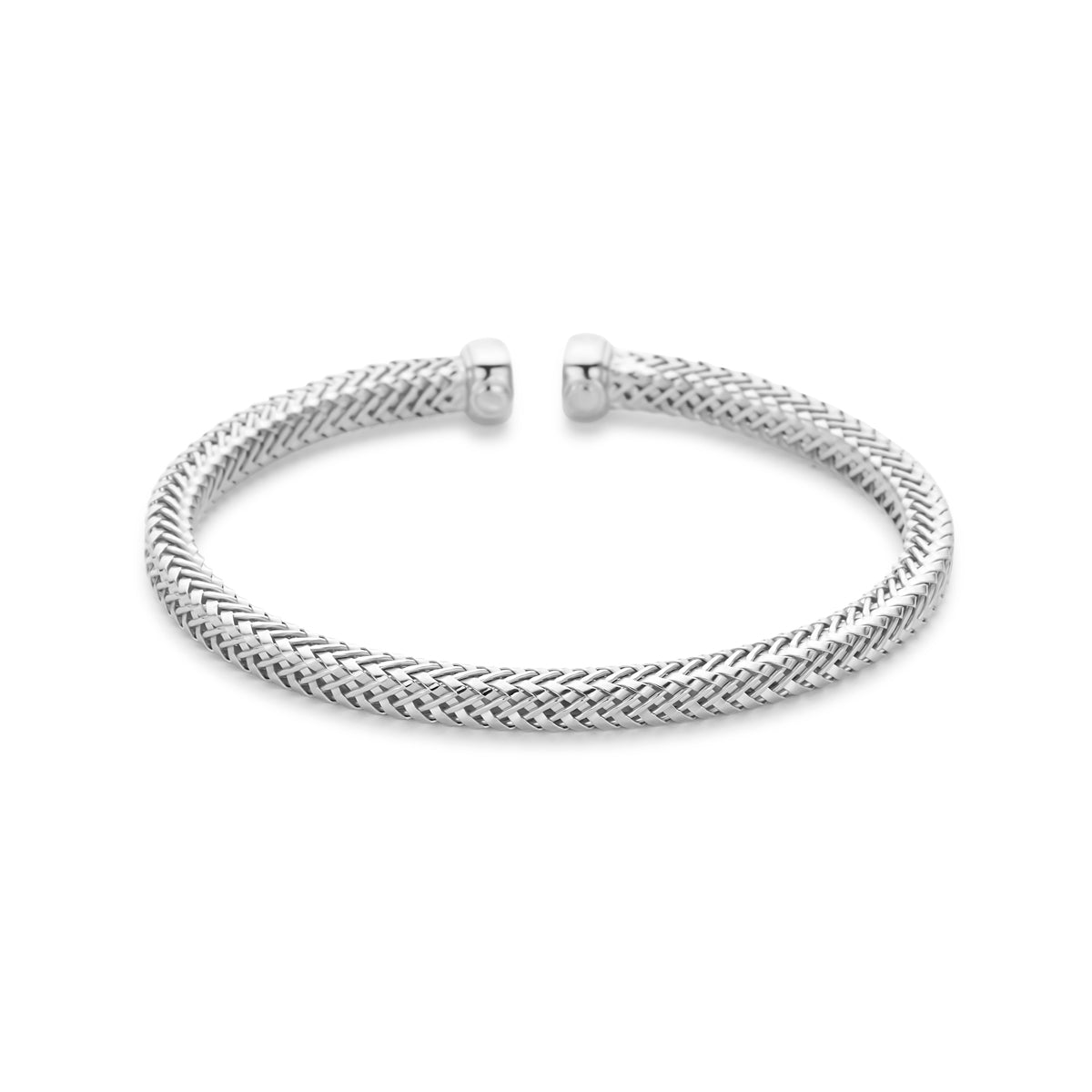 Zilveren armband Clampella klemband 925 sterling zilver vooraanzicht voor dames - City Juwelier