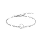 Zilveren armband met hart en infinity symbool voor vrouwen - City Juwelier