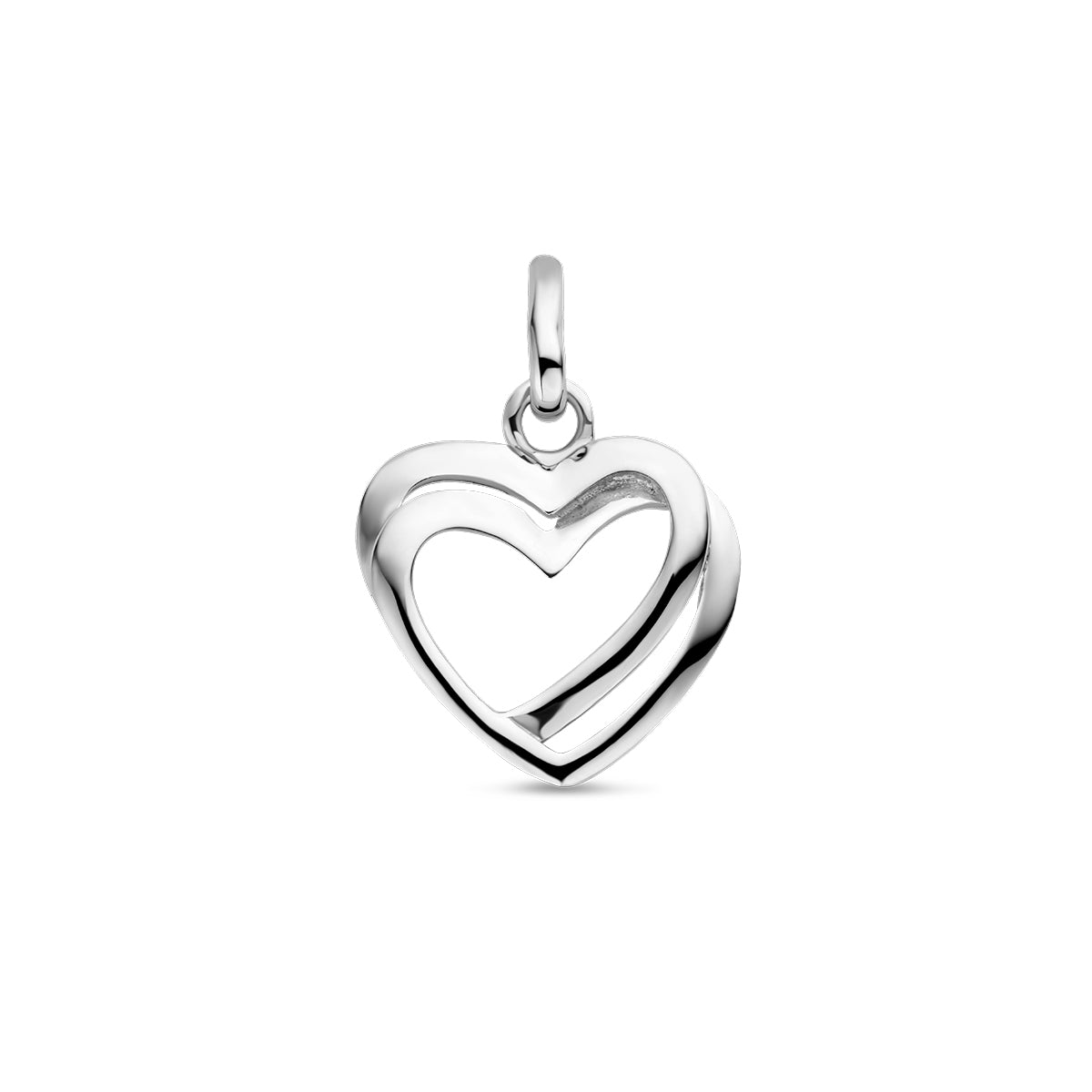 Zilveren hart hanger 925 sterling zilver voor vrouwen - City Juwelier