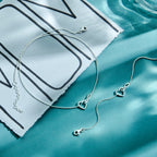 Zilveren hart ketting Coeurlisse set Valentijnscadeau - City Juwelier