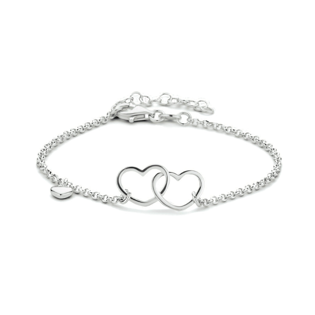 Zilveren hartjes armband 925 sterling zilver voor vrouwen - City Juwelier