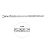 Zilveren heren ketting met karabijnsluiting detail Reganto collectie - City Juwelier