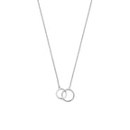 Zilveren ketting met rondjes voor dames vooraanzicht - City Juwelier