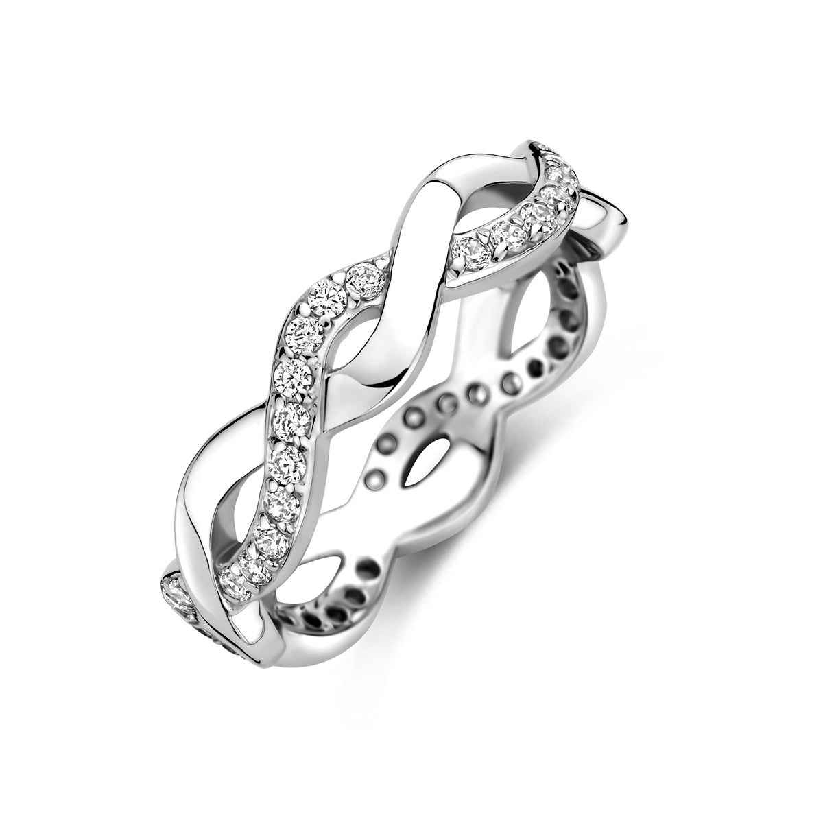 Zilveren ring met zirkonia voor vrouwen - Ziravelle - City Juwelier