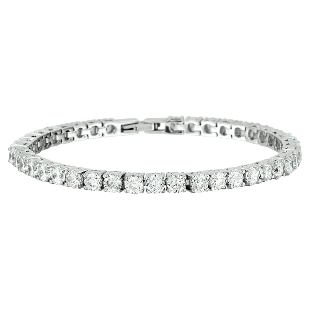 Zilveren tennis armband met zirkonia steentjes voor vrouwen - City Juwelier