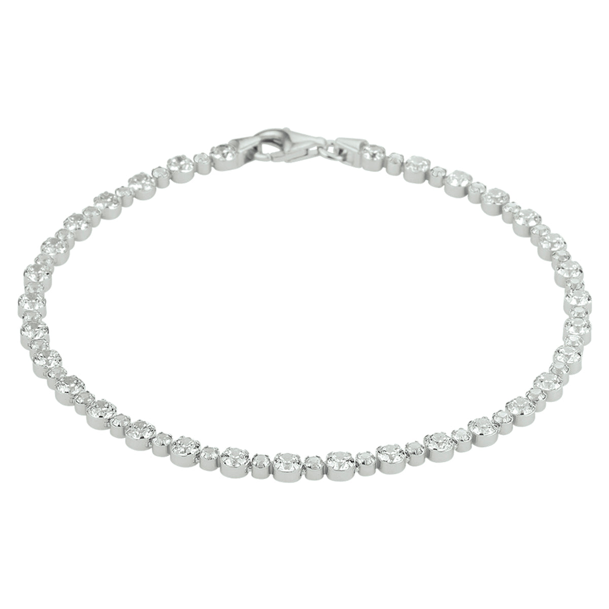 Zilveren tennis armband met zirkonia voor vrouwen - City Juwelier