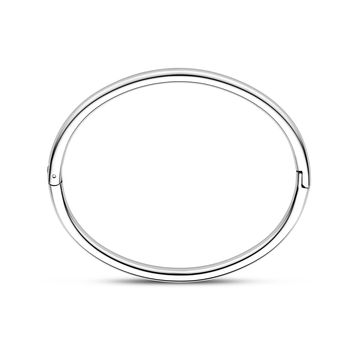 Zilverkleurige bangle armband zijaanzicht - City Juwelier