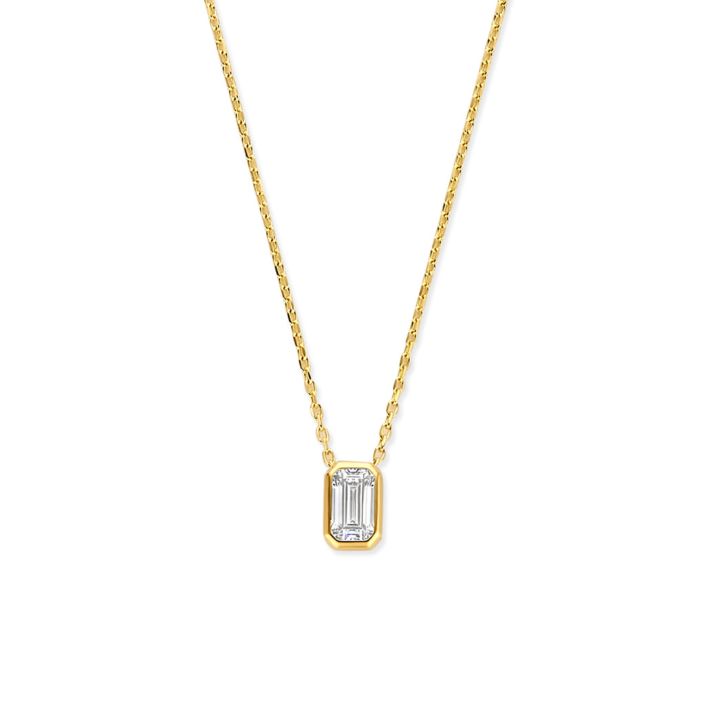 Zircalette gouden ketting met zirkonia voor vrouwen - City Juwelier