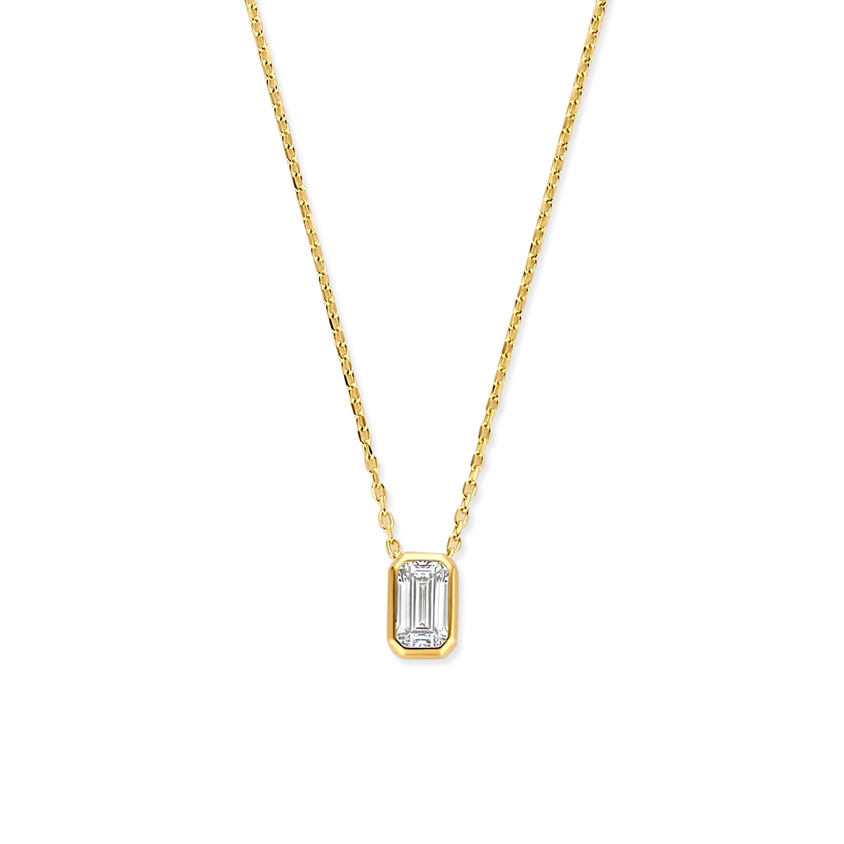 Zircalette gouden ketting met zirkonia voor vrouwen - City Juwelier