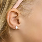 Unicorna - Eenhoorn Oorknoppen Emaille - 925 Zilver