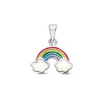 Rainbella - Regenboog Hanger Emaille - 925 Zilver