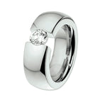 Ring met zirkonia steen