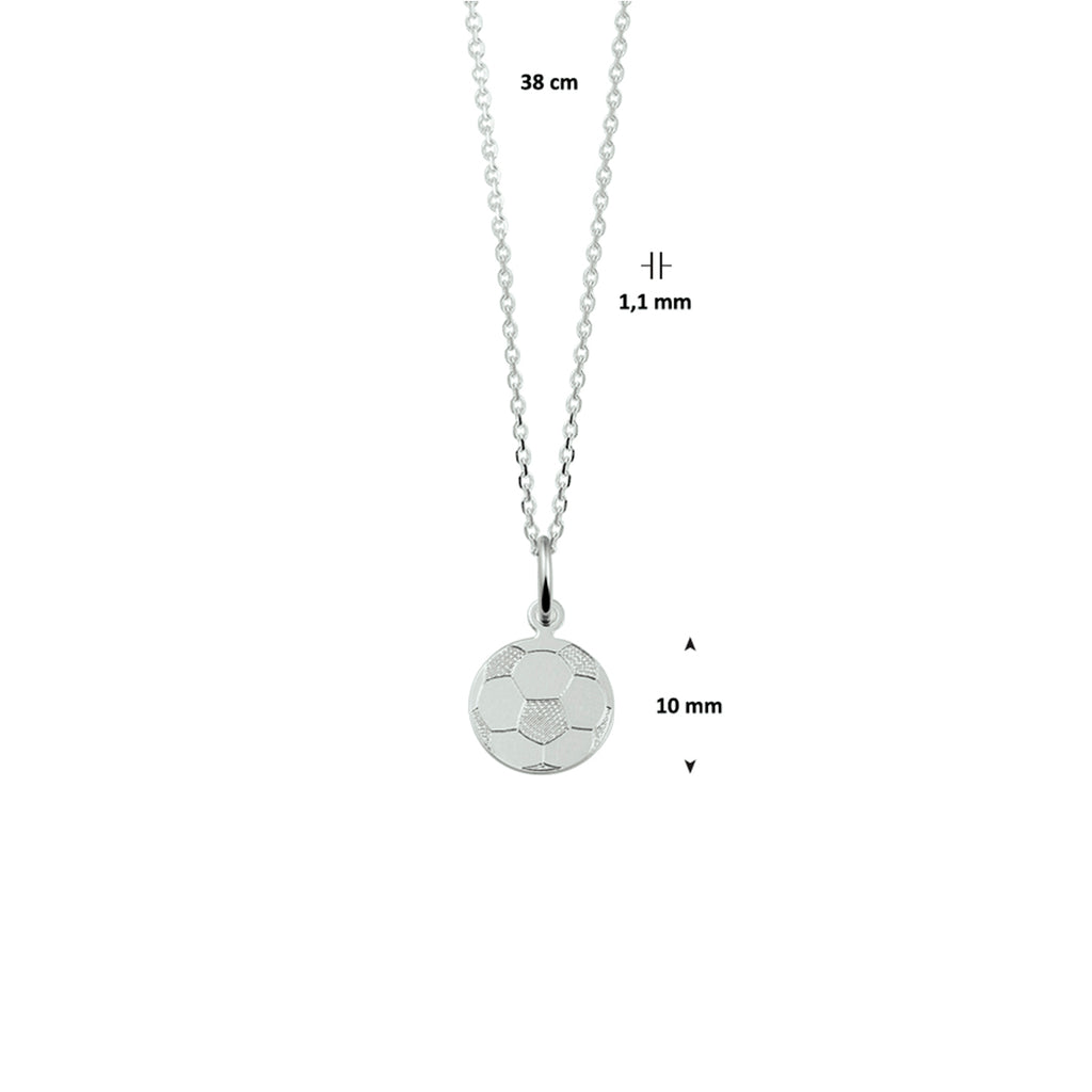 Scorpio - Voetbal Collier - 925 Zilver